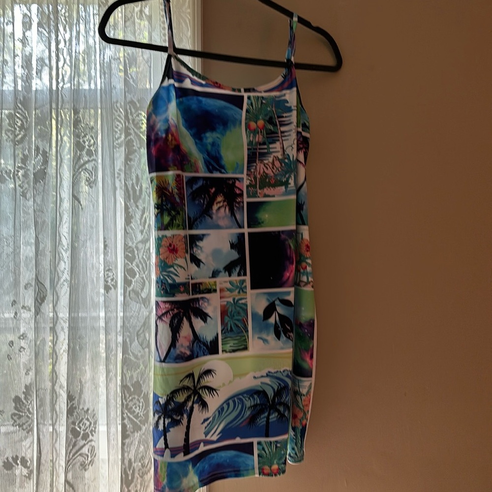 Skinny strap summer dress